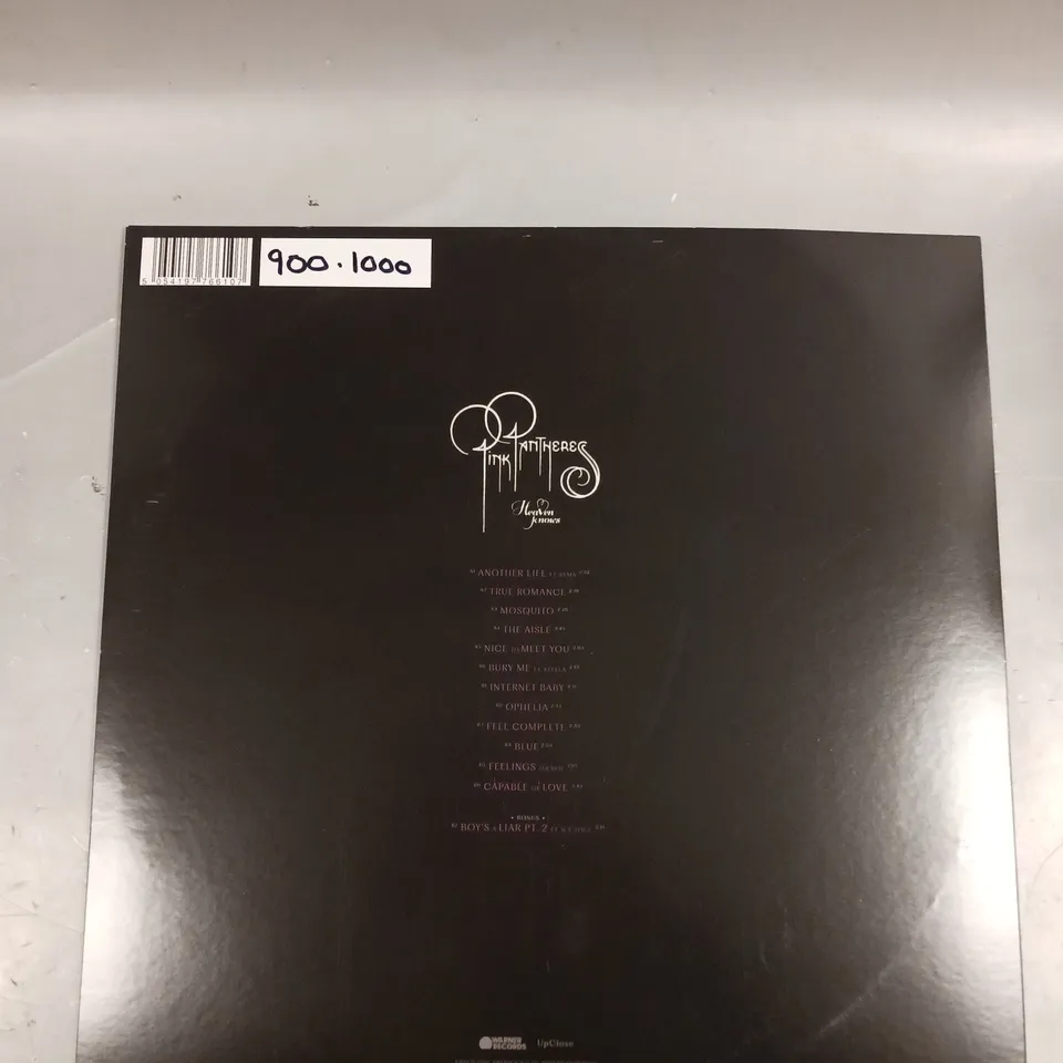 PINKPANTHERESS HEAVEN KNOWS LIMITED EDITION ZOETROPE VINYL