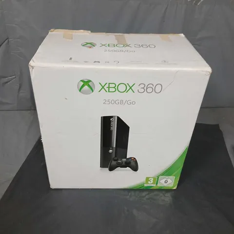 MICROSOFT XBOX 360 SLIM 250GB CONSOLE WITH 2 CONTROLLERS & POWER SUPPLY