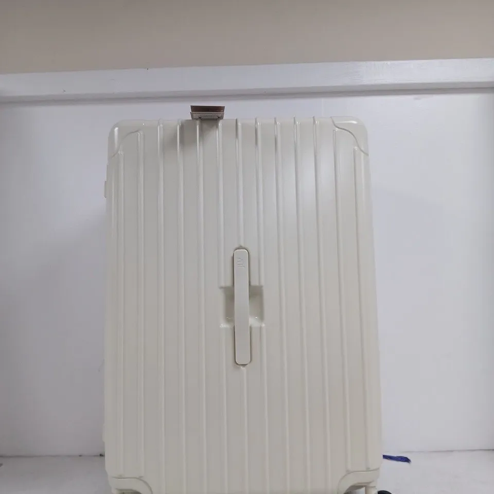 JLY LUGGAGE 28" OFF-WHITE ABS+PC HARD-SHELL SUITCASE, FOUR-WHEELED