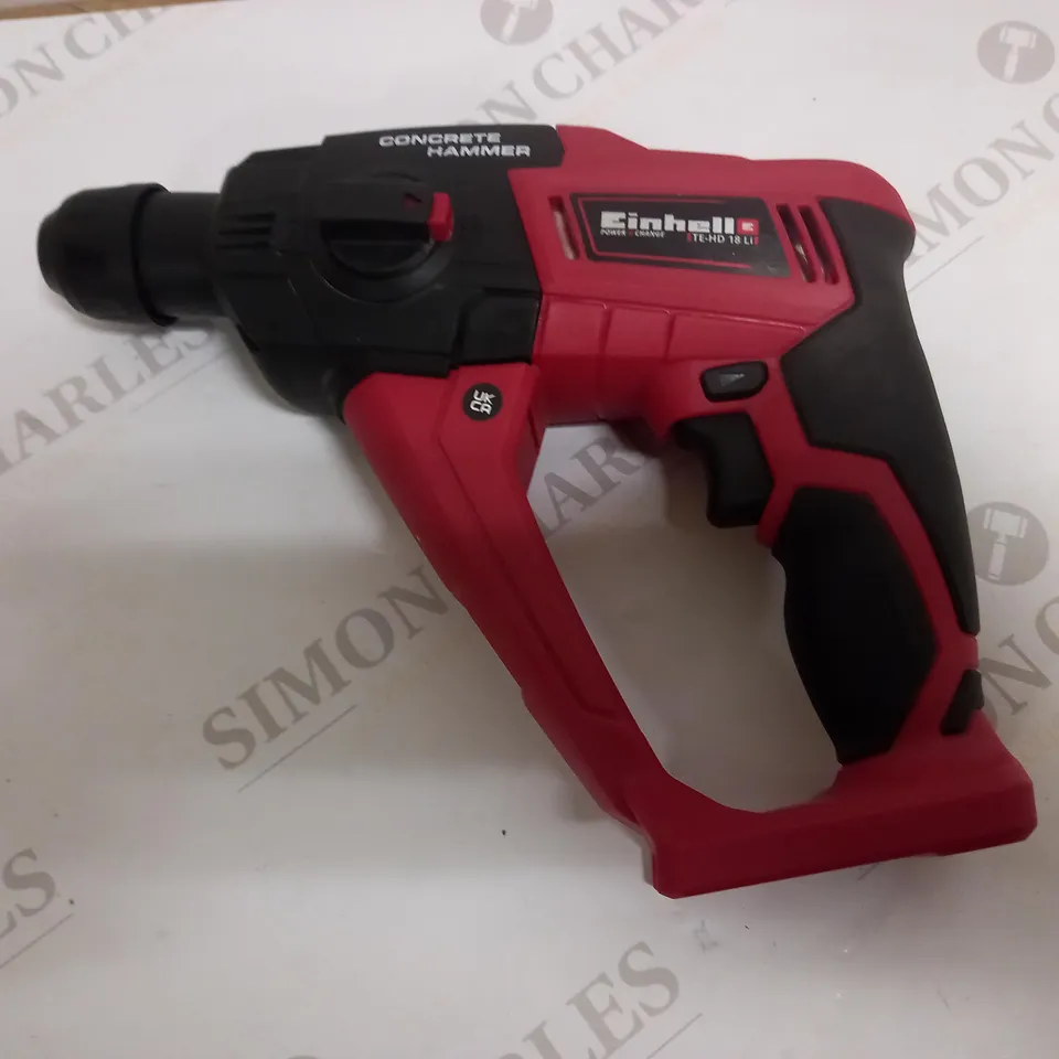 EINHELL TE-HD 18 LI - SOLO POWER X-CHANGE CORDLESS HAMMER DRILL