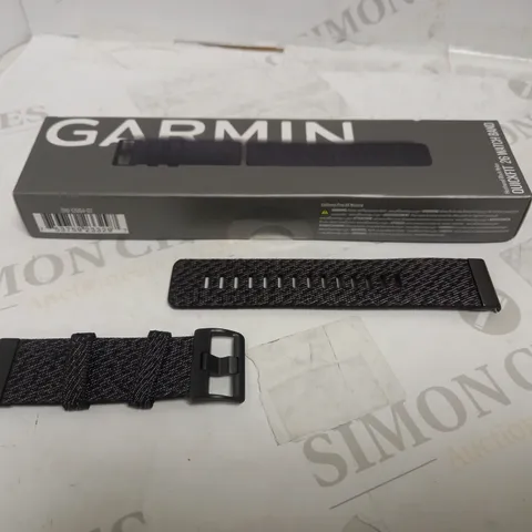 GARMIN HEATHERED BLACK NYLON QUICKFIT 26 WATCH BAND