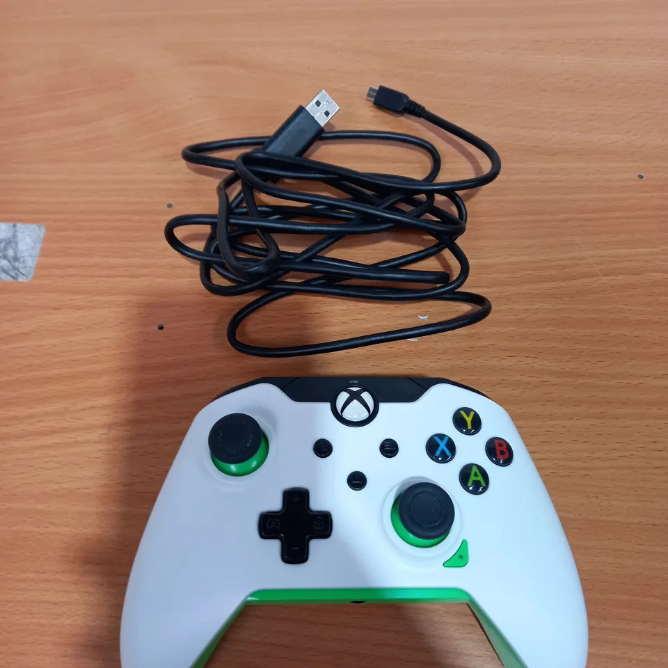 PDP NEON WHITE XBOX WIRED CONTROLLER