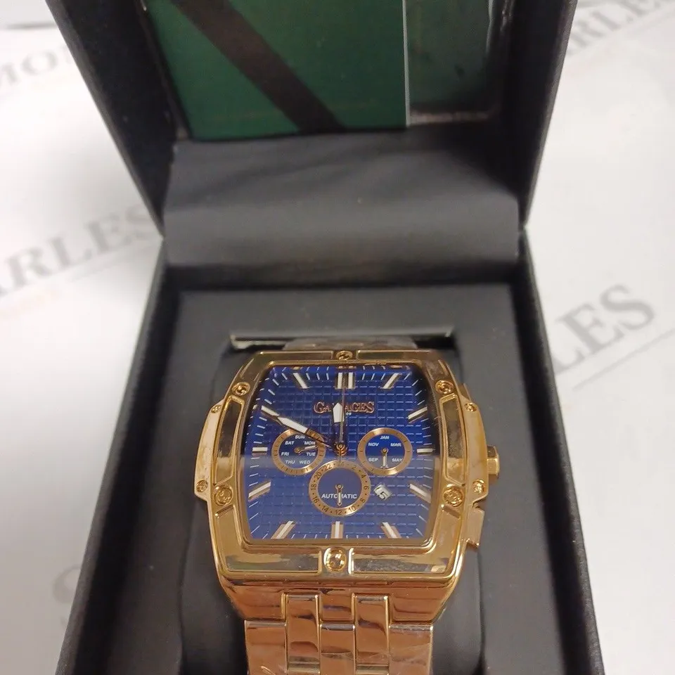 GAMAGES LONDON MAGNITUDE ROSE WATCH - AUTOMATIC