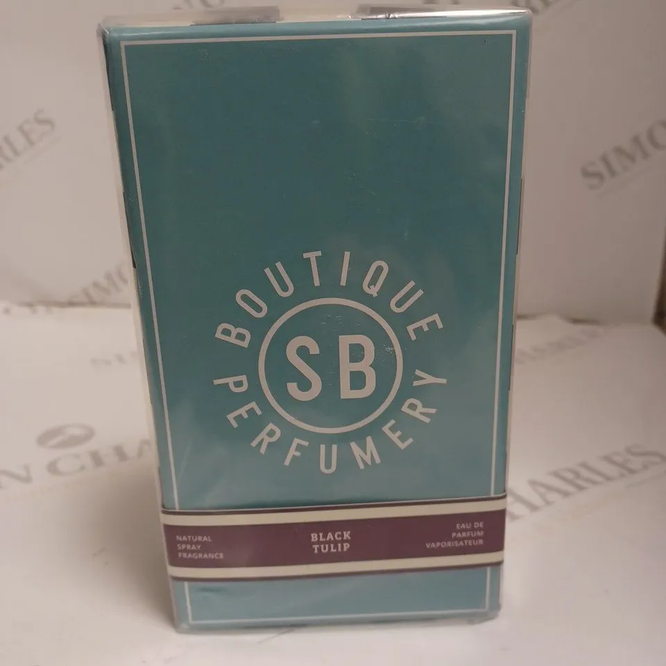 SEALED BOUTIQUE PERFUMERY BLACK TULIP EAU DE PARFUM - 100ML