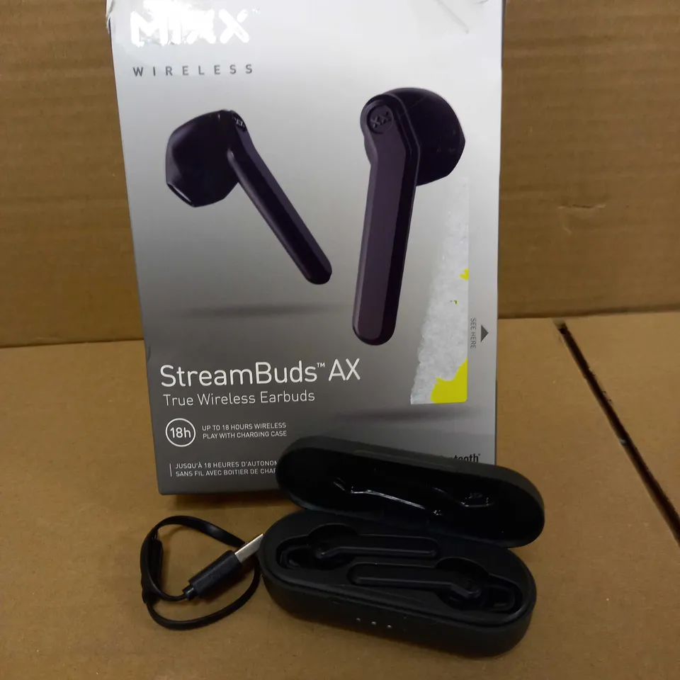MIXX AUDIO STREAM BUDS AX TRUE WIRELESS EARBUDS