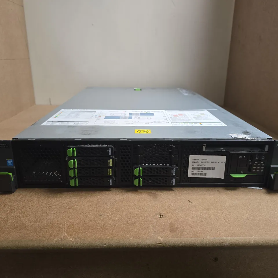 FUJITSU PRIMERGY RX2520 M1 PR30 RACK SERVER