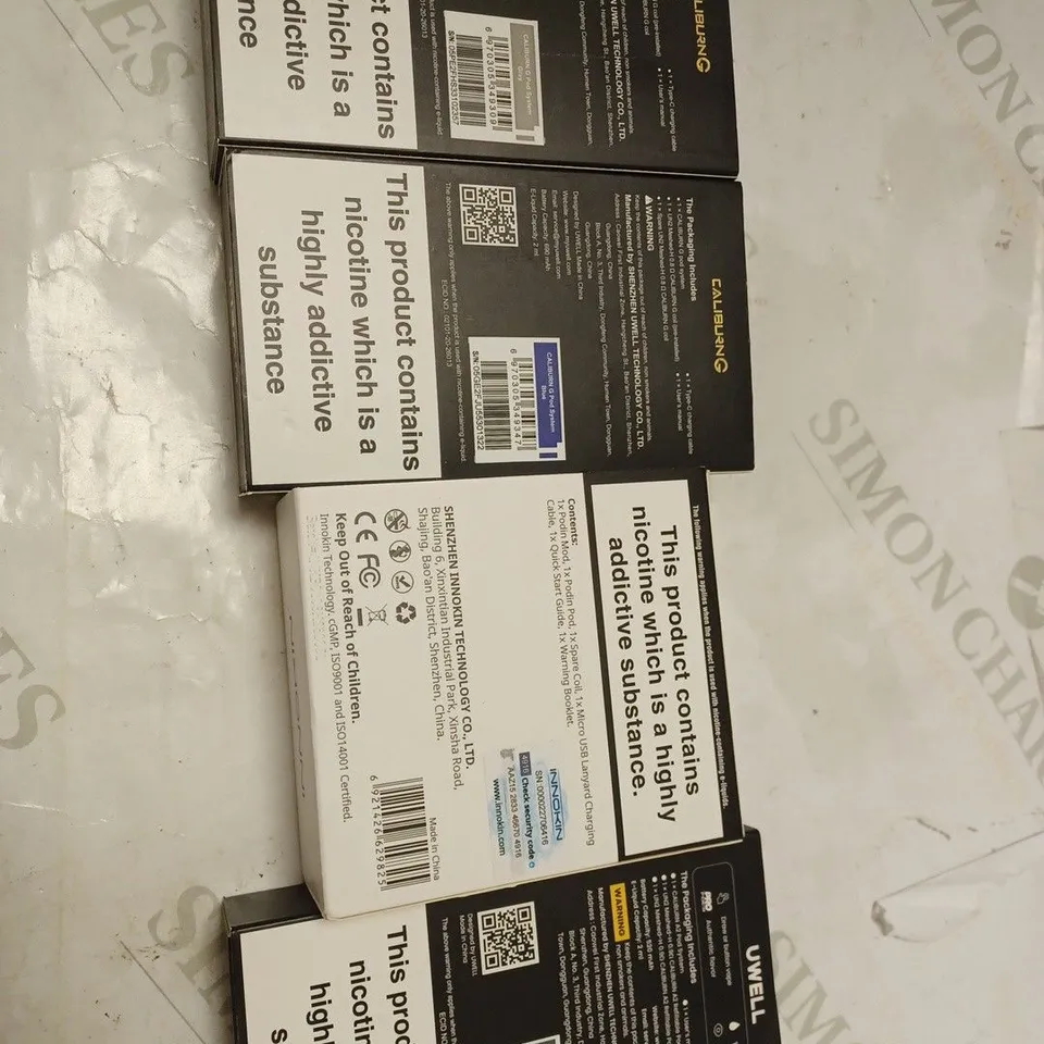 LOT OF FIVE TO INCLUDE CALIBURN A2 POD SYSTEM , CALIBURN G POD SYSTEM , ETC
