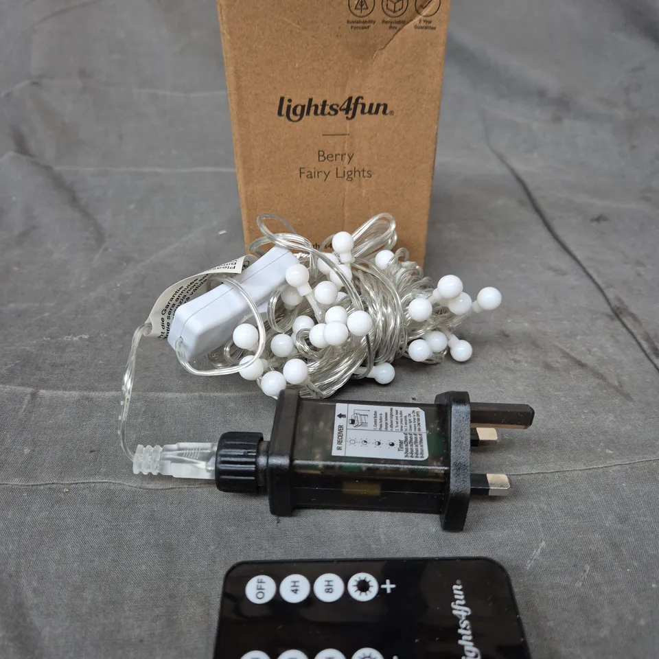 BOXED LIGHT4FUN BERRY FAIRY LIGHTS 
