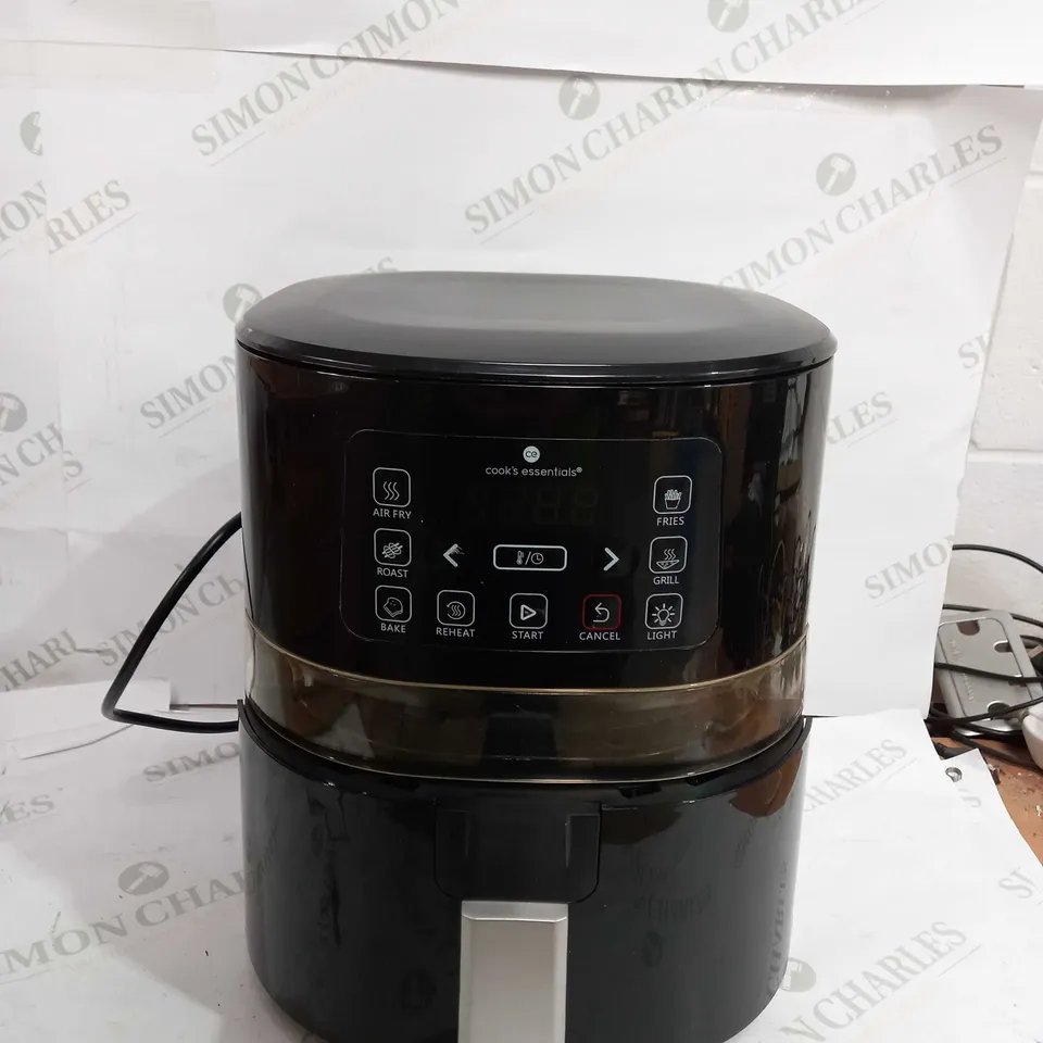 COOK'S ESSENTIALS 4.0L AIR FRYER - BLACK