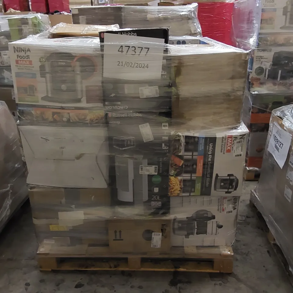 PALLET OF APPROXIMATELY 27 UNPROCESSED RAW RETURN HOUSEHOLD AND ELECTRICAL GOODS TO INCLUDE;