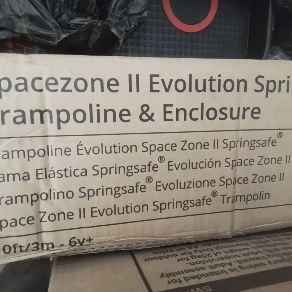 BOXED PLUM 10FT SPACEZONE II EVOLUTION TRAMPOLINE (BOX 2 OF 3 ONLY)