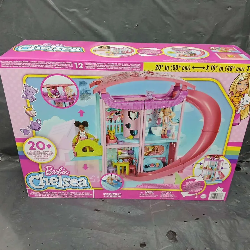 BARBIE CHELSEA PLAYHOUSE WITH PETS & ACCESSORIES