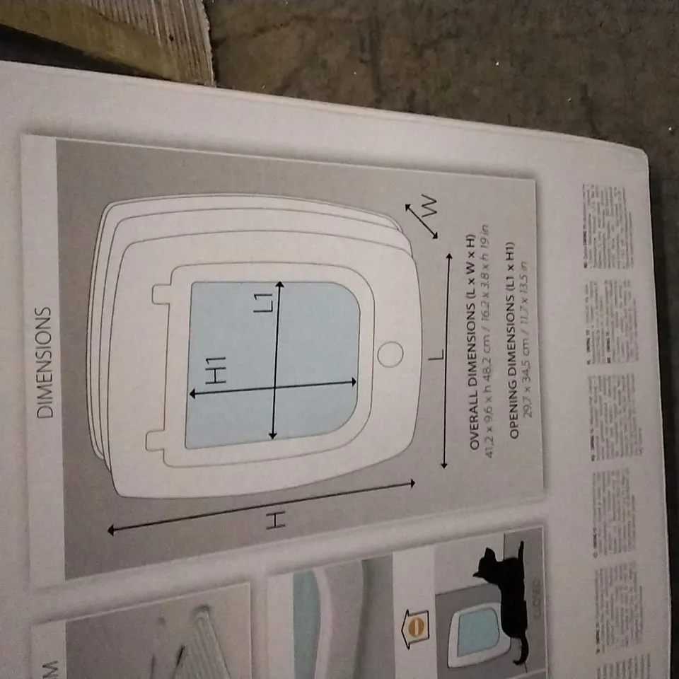 BOXED FERPLAST SWING 15 DOG FLAP