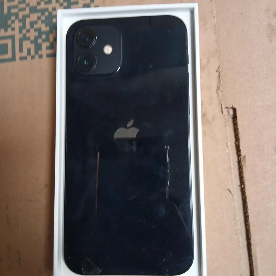 APPLE IPHONE 12, BLACK, 64GB – BOXED (MGJ53B/A)