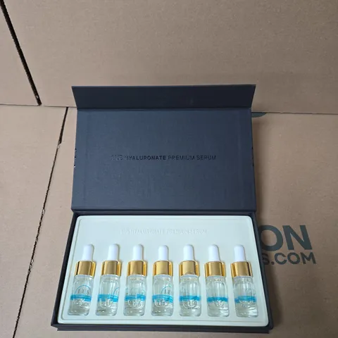 LUS HYALURONATE PREMIUM SERUM – FACIAL SKINCARE, BOXED (SEVEN VIALS)