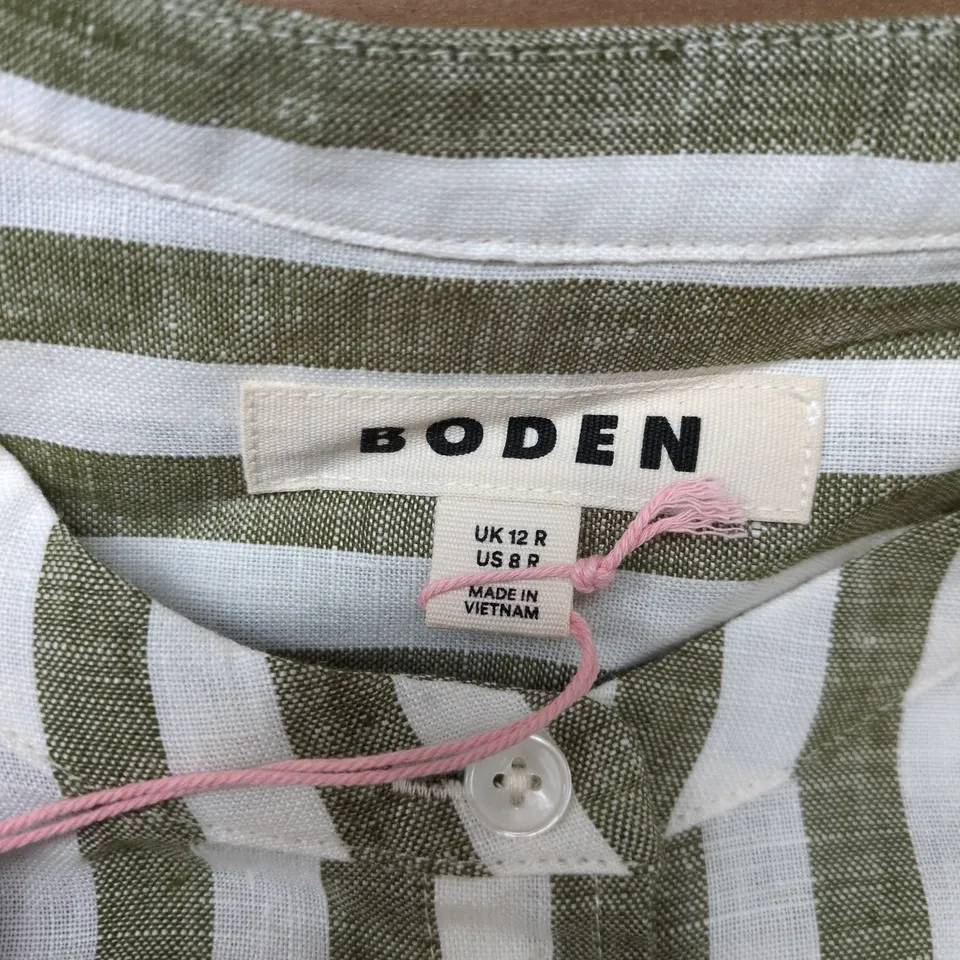 BODEN STRIPED DRESS – WOMEN’S UK 12R (US 8R) – MADE IN VIETNAM