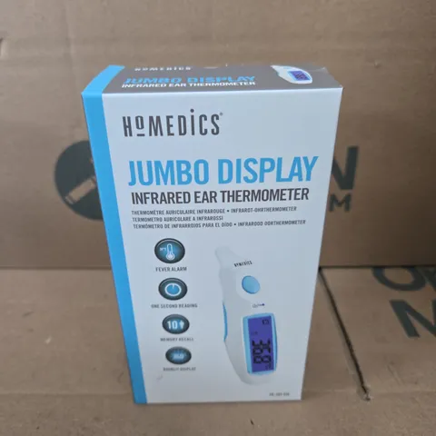 6 X BOXED HOMEDICS JUMBO DISPLAY INFRARED EAR THERMOMETERS 