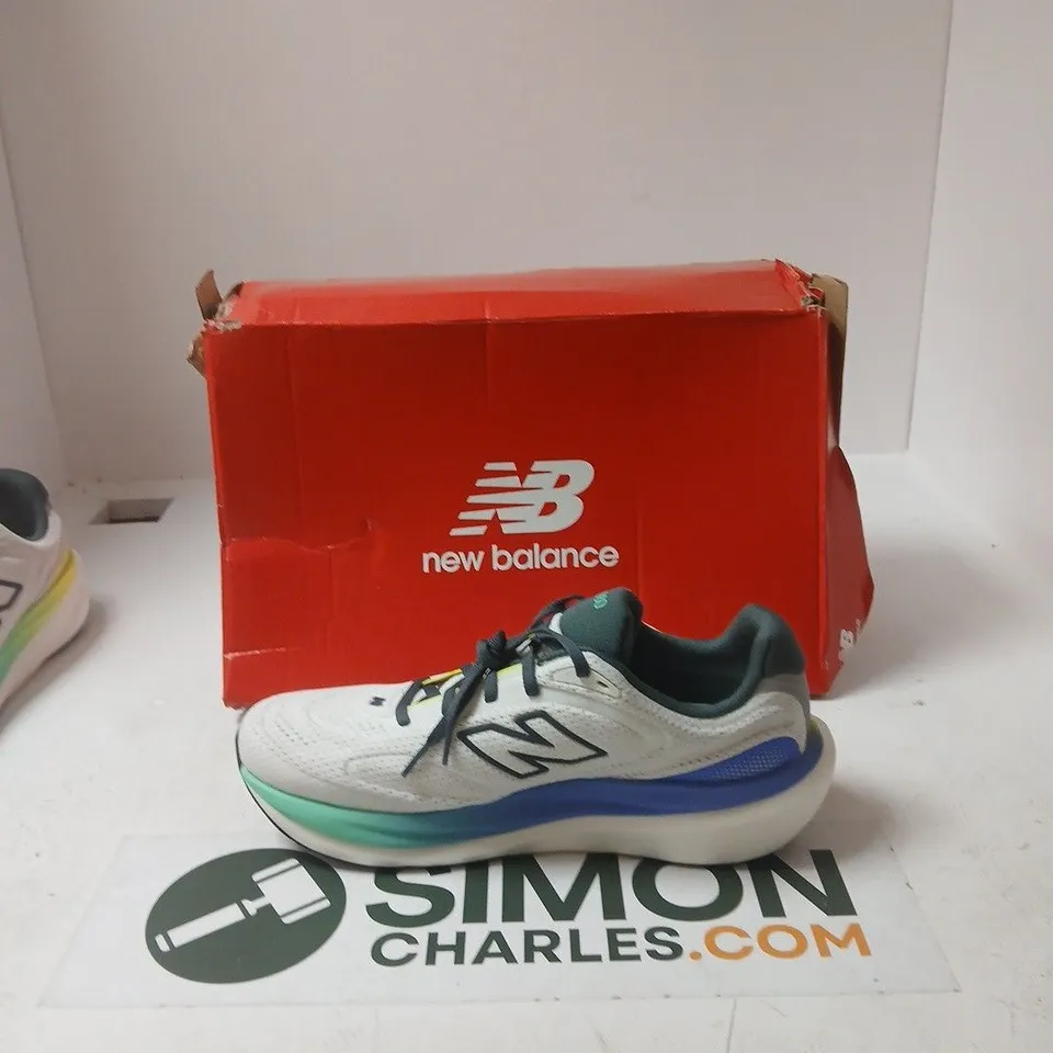 NEW BALANCE 1080 RUNNING SHOES – WHITE/MULTICOLOUR - UK 9.5