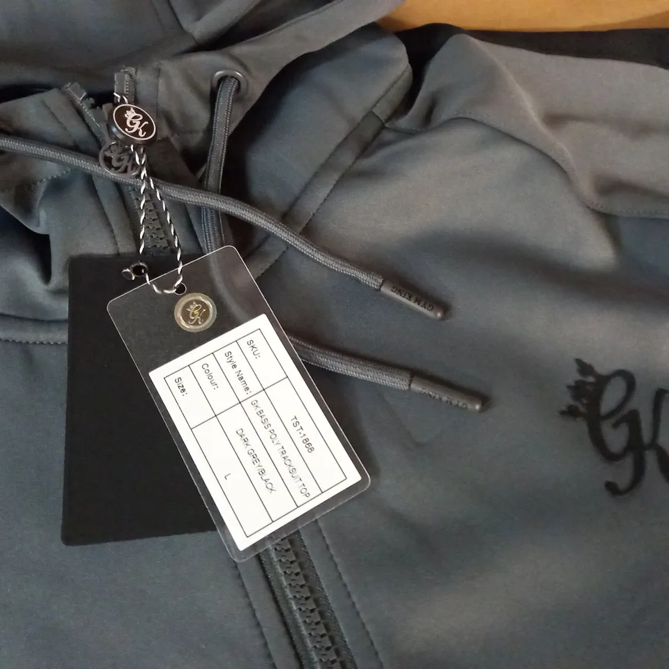 GYMKING BASIS POLY TRACKSUIT TOP - L