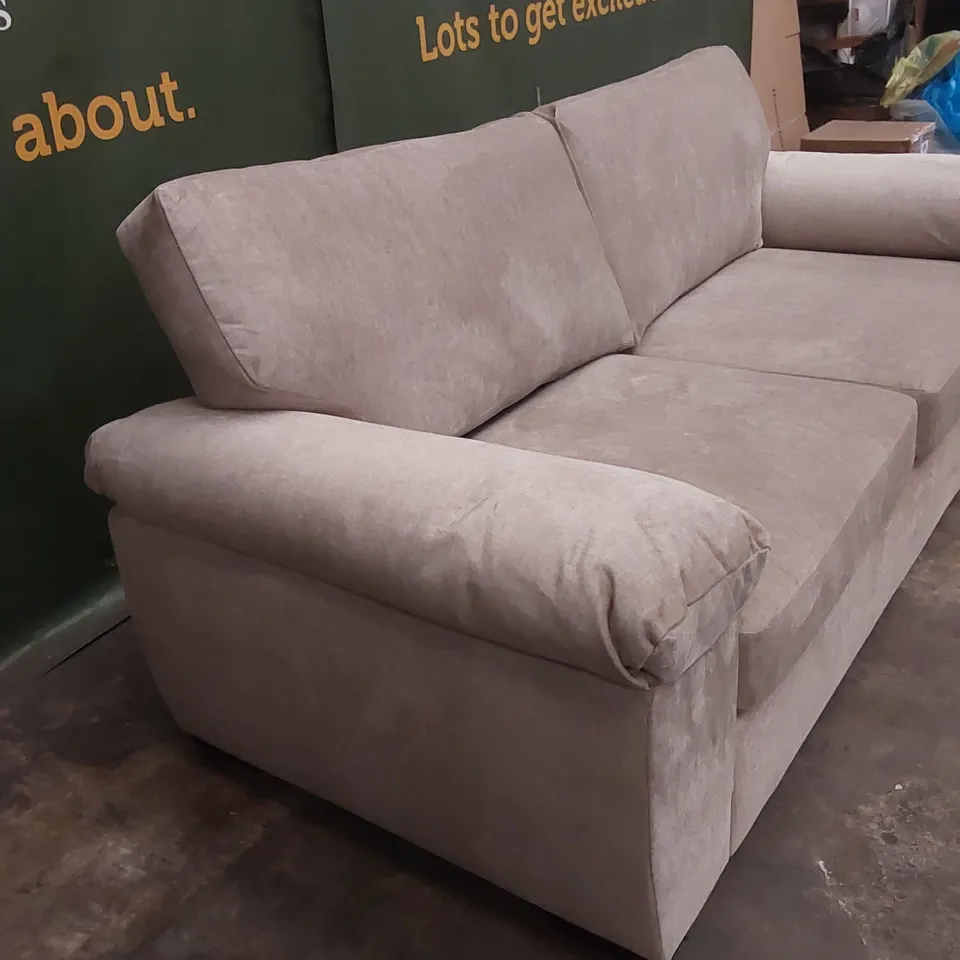 ELIZA FABRIC 3 SEATER SOFA - BEIGE RRP £749