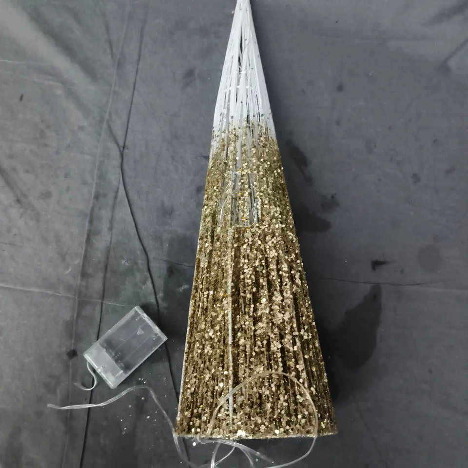 WARM LED CHRISTMAS THEMED DECORATION LIGHT IN WHITE/GOLD BEND