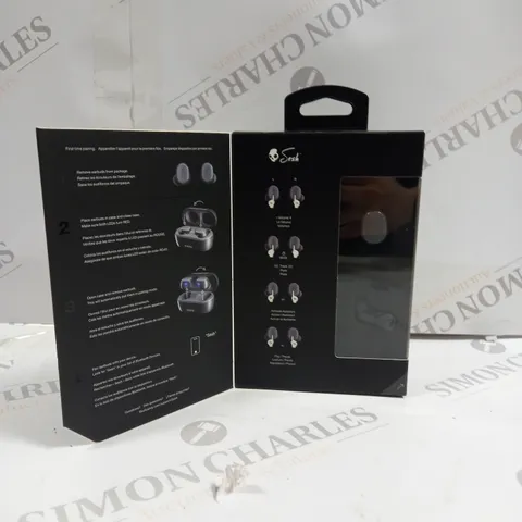 SKULLCANDY TRUE WIRELESS EARBUDS BOXED