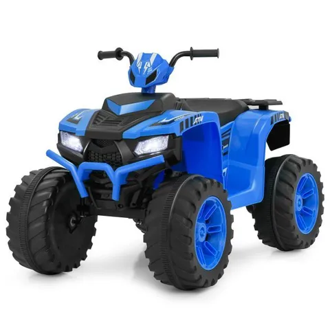 BOXED 4-WHEELER RIDE-ON TOYS WITH LED LIGHTS AND WIRELESS CONNECTION - RED