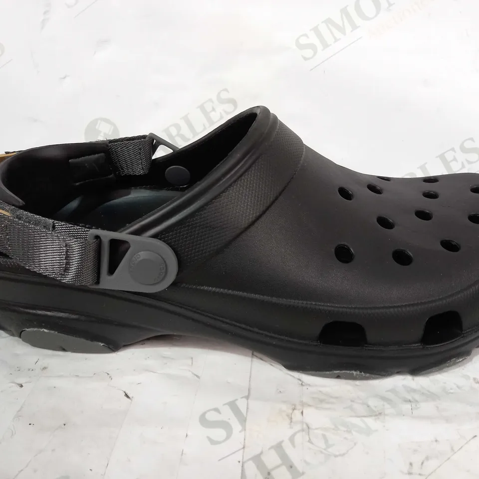 PAIR OF CROCS CLASSIC ALL TERRAIN CLOGS IN BLACK UK SIZE M11/W12