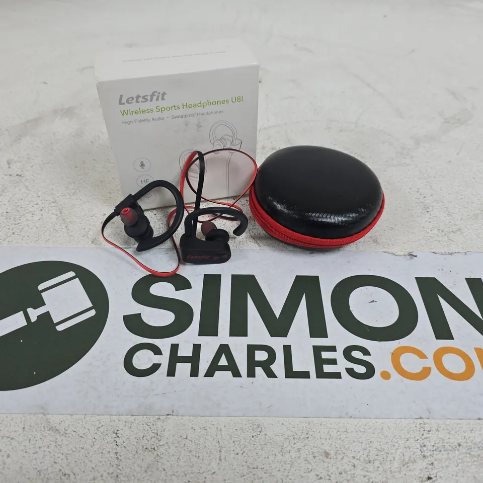 BOXED LETSFIT WIRELESS SPORTS HEADPHONES 