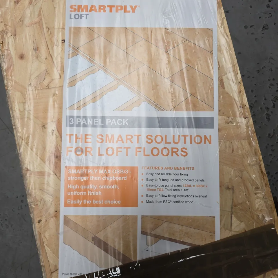 SMARTPLY LOFT 3-PANEL PACK – LOFT FLOOR PANELS