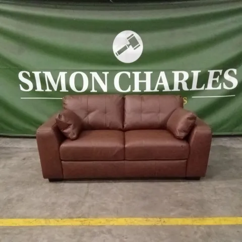 ARDEN ITALIAN LEATHER 3 SEATER SOFA