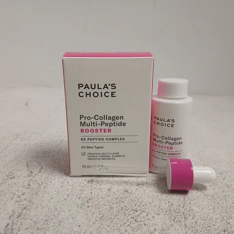 BOXED PAULA'S CHOICE PRO-COLLAGEN MULTI-PEPTIDE BOOSTER – 20 ML