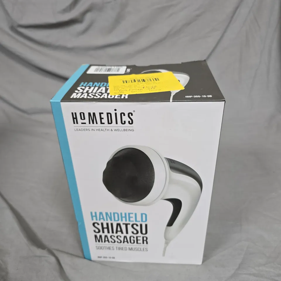 HOMEDICS HANDHELD SHIATSU MASSAGER – BOXED