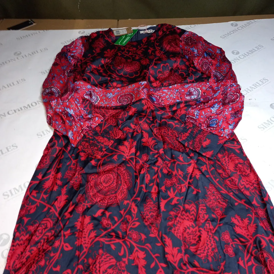 BODEN FLORAL OCCASSIONAL DRESS SIZE 14P