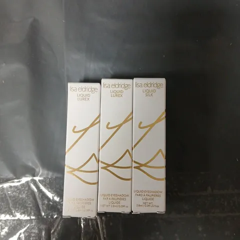SET OF 3 LISA ELDRIDGE LIQUID EYESHADOWS - ASSORTED SHADES
