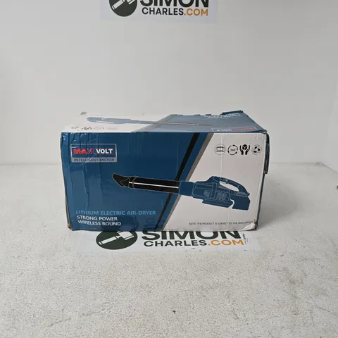 MAXVOLT LITHIUM ELECTRIC AIR-DRYER – BOXED (INTELLIGENT MOTOR)
