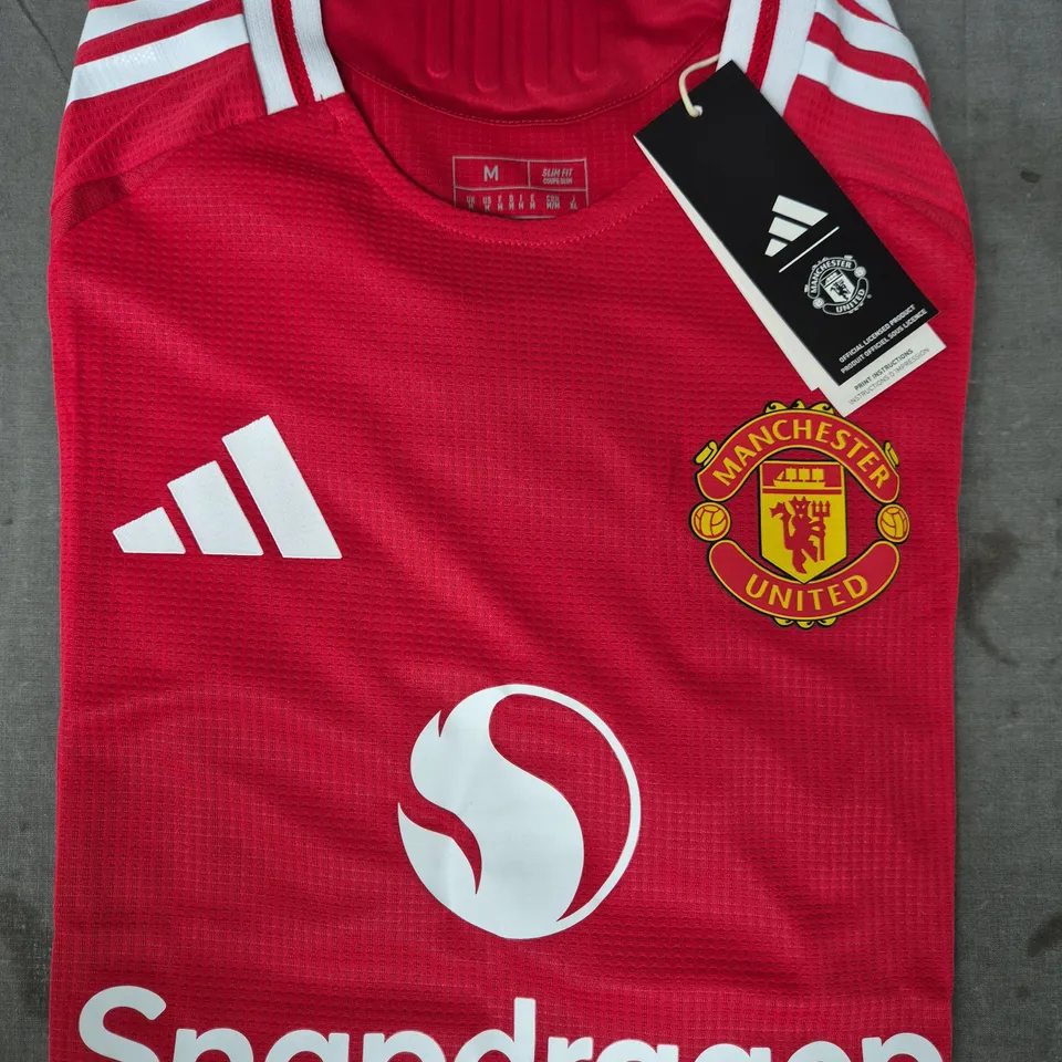 ADIDAS MANCHESTER UNITED JERSEY SIZE UK MEDIUM