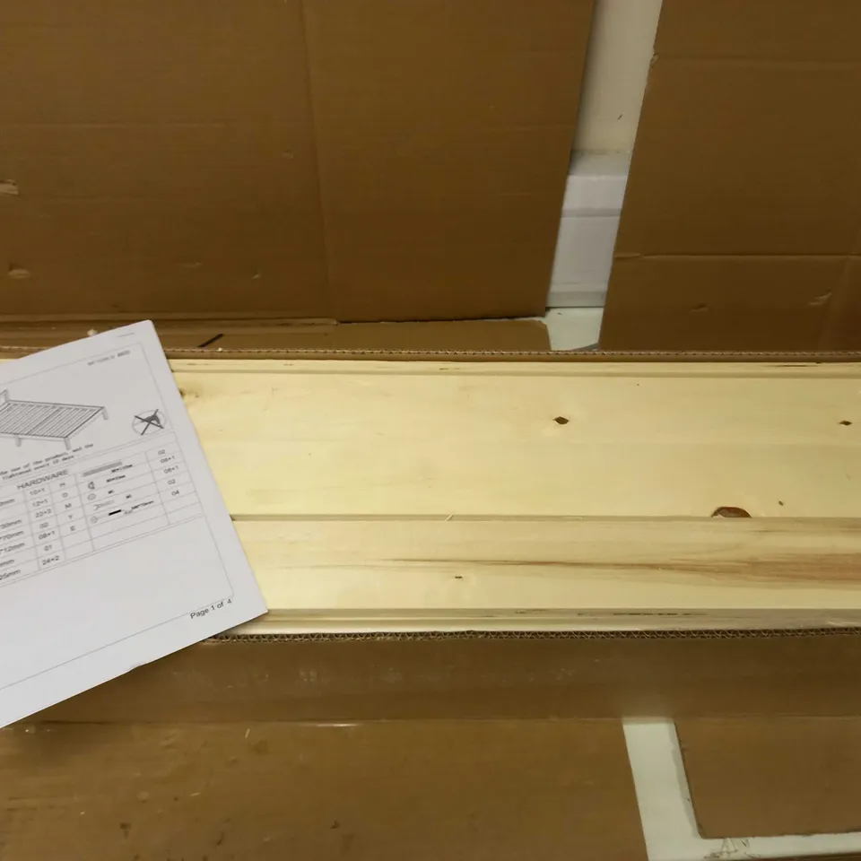 LEVEDE WOODEN BED FRAME