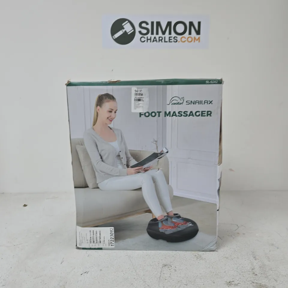 SNAILAX FOOT MASSAGER SL-52A2 – BOXED
