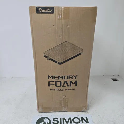 BOXED DEPEDIO MEMORY FOAM MATTRESS TOPPER (180X200X8CM)