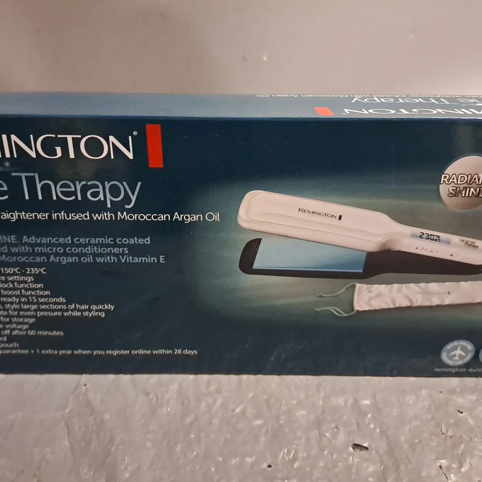 SEALED REMINGTON SHINE THERAPY WIDE PLATE STRAIGHTENER