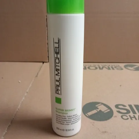 PAUL MITCHELL SUPER SKINNY SHAMPOO – 300 ML BOTTLE, WHITE WITH GREEN CAP