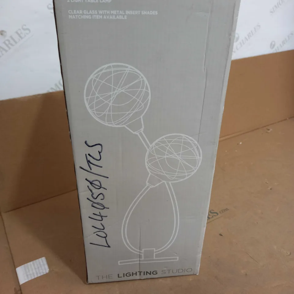 THE LIGHTING STUDIO LOLA 2 LIGHT TABLE LAMP