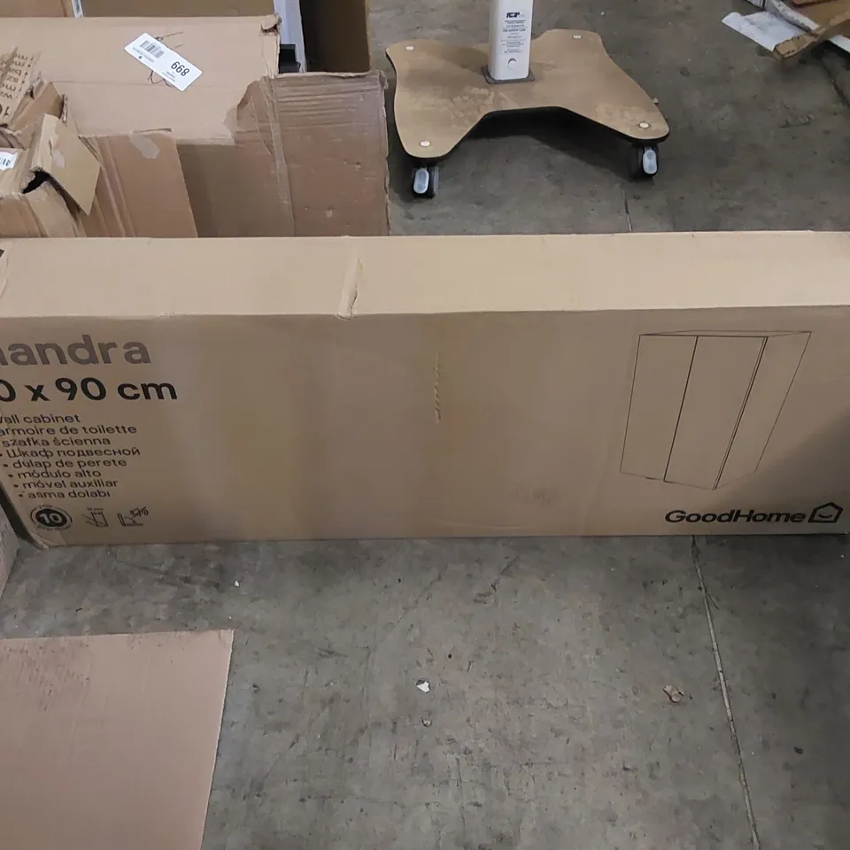 BOXED GOODHOME IMANDRA 60 X 90cm WALL CABINET (1 BOX)
