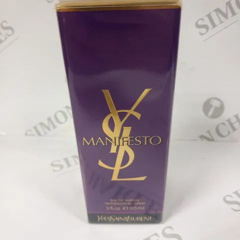 BOXED AND SEALED YVES SAINT LAURENT MANIFESTO EAU DE PARFUM 90ML