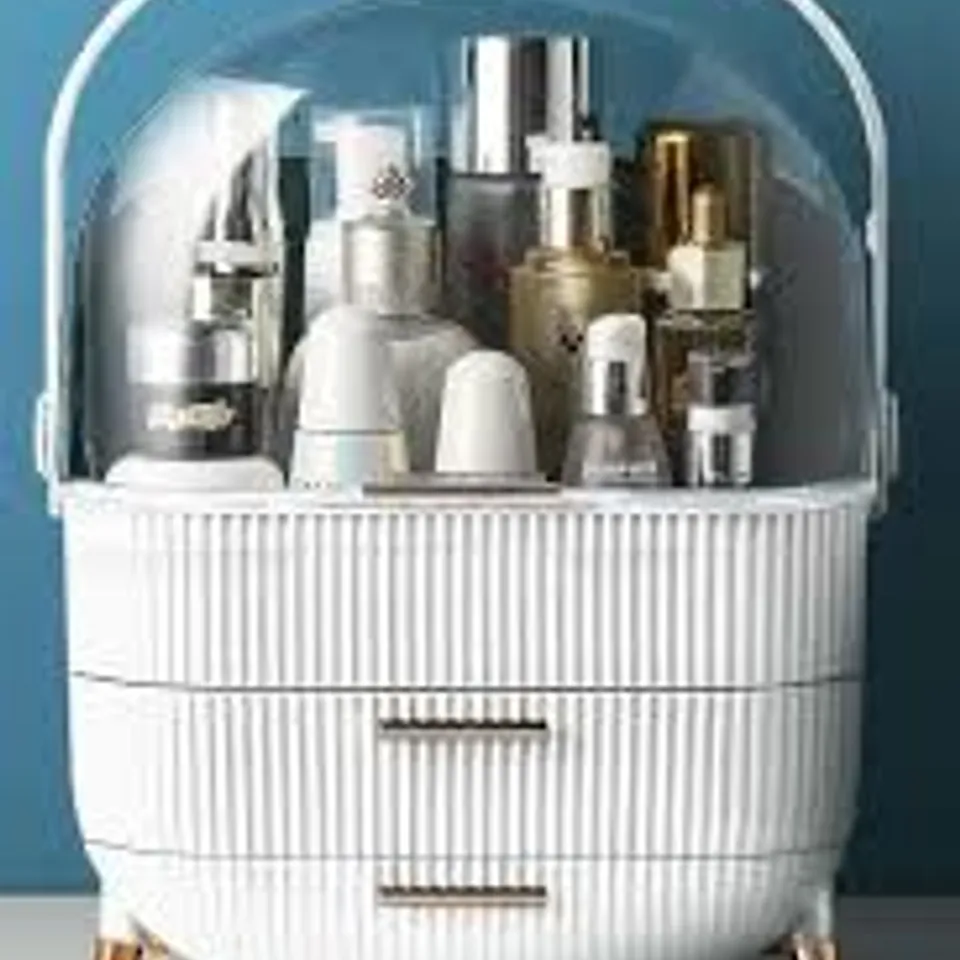 BOXED NEO MAKEUP ORGANISER - WHITE 