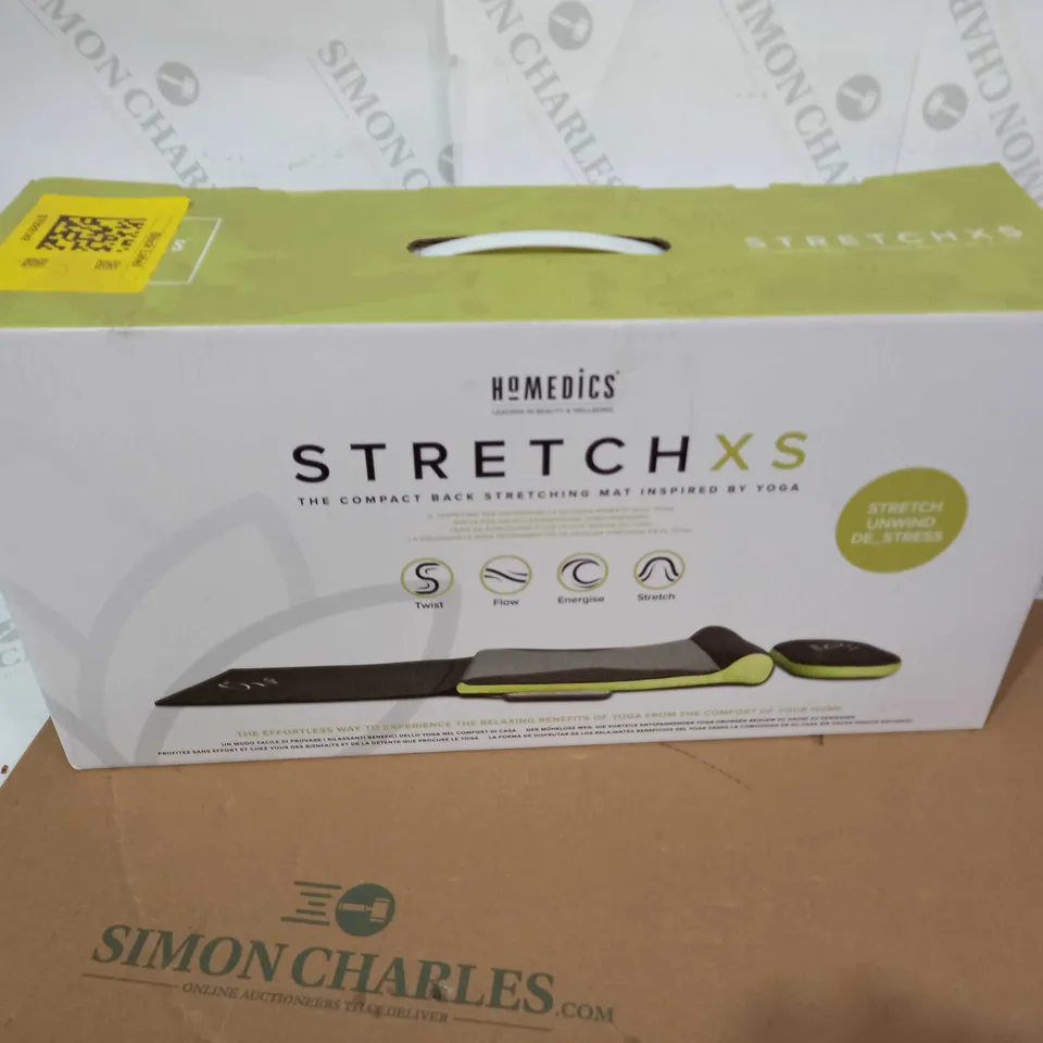  BOXED HOMEDICS STRETCH XS COMPACT BACK STRETCHING MAT 