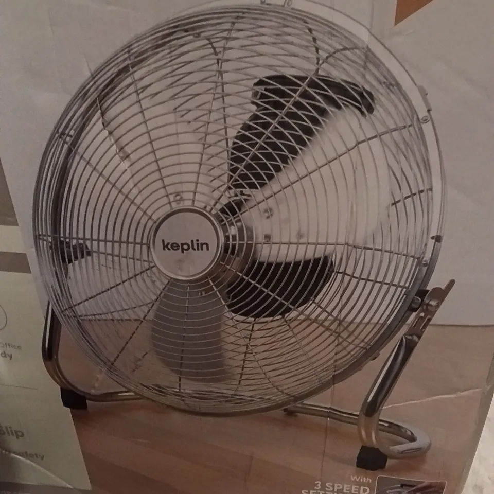 BOXED KEPLIN HIGH VELOCITY FLOOR FAN