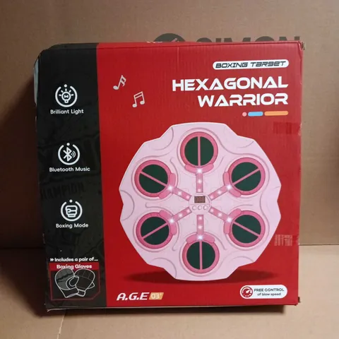 HEXAGONAL WARRIOR BOXING TARGET TOY 