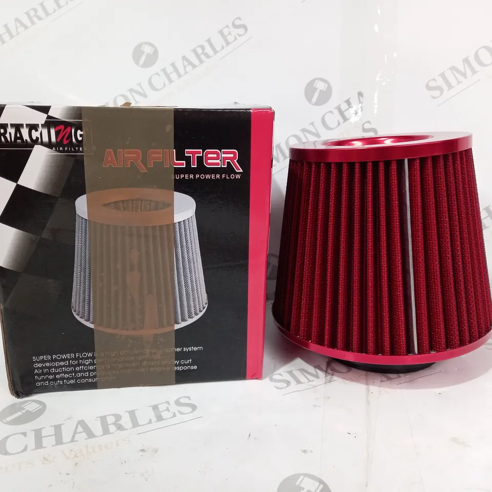 BOXED RACING SUPER POWER FLOW AIR FILTER - RED